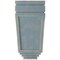 Ekena Millwork 5"W x 6"D x 10 1/2"H Medium San Juan Wood Vintage Decor Corbel, Driftwood Blue CORWD05X06X10SJBU - alternate 3